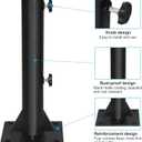 EliteShade USA Patio Umbrella Stand for 1.5''-1.9'' Pole, Heavy Duty Umbrella Base Stand Deck Mount Umbrella Holder