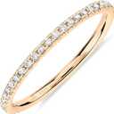 PAVOI 925 Sterling Silver Wedding Band for Women, 14K Gold Plated CZ Ring
Dainty Stackable Rings for Women, Cubic Zirconia Eternity Rings