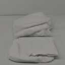 Peryiter 4 Pcs Fitted Hospital Bed Sheets Polyester and Cotton Hospital Bed Fitted Sheets White Soft and Comfy Single Bed Sheets for Hospital Bed, 36" x 80" x 9.5"