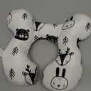 KAKIBLIN Baby Neck Pillow, Upgraded Baby Support Pillow,Babies Head Pillow,Neck Support Pillow for for Car Seat,Pushchair,Travel (Bear)