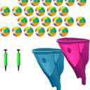 Granny Pants Yard GameGranny Pants Outdoor Gamewith 12/24/48 8.6-inch Bouncy Balls and PumpField Day Games for Adultsfor BirthdaysBBQsBeach and Backyard Games