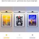 Picture Wall Lights Wireless Art Light for Paintings 24" Black