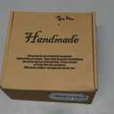 2PCS Seashell Christmas Ornaments - Handmade Natural Shell Crafts, Small Christmas Tree Wreath Hanging Ornaments, for Coastal & Beach & Nautical Xmas Tree Decor