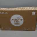 Baby Play Gym & Activitiy Mat, Upgraded 6 Developmental Zones, Tummy Time Mat with Sensory Toys for Motor Skill & Sensory Development, Essentials Shower for Baby