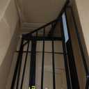 Regalo Safety 29-38.5" Baby Gate for Doorways & Bottom of Stairs, Pressure Mounted Baby Gate with Door for Babies, Toddlers & Pets, Tested & Safe for 30 Years, American Designed, American Owned, Black