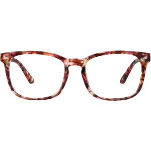 Reading Glasses for Women Men - Blue Light Blocking UV Filter Computer Readers,Anti Eyestrain Eyeglasses (A13-yellow Pink Floral)