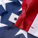 American Flag 2.5x4 ft Pole Sleeve Style: Longest Lasting US Sleeved Flag Made from Nylon, Embroidered Stars, Sewn Stripes, UV Protection Perfect for Outdoors, USA Flag
