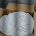 Goose Down Fiber Comforter King Size All-Season Hotel Quality Duvet Insert, High Fill Power, Ultra Soft 100% Cotton, Box-Stitched, Breathable, Lightweight Luxurious White Bedding, 90"x 106"