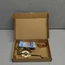 8 9 10 11 inch Gold Lamp Shade Harp Holder, Adjustable Height Harp Kit with Crystal & Metal Finial, DIY Replacement Making Repair Lampshade Bracket E14 E26 E27 Adapter Base Table Floor Light