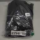 Black Backdrop Curtains 2 Panels 5ft x 10ft Polyester Photo Backdrop Drapes for Wedding Party Stage Birthday Decorations