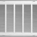 HVAC Premium 20" X 14 Steel Return Air Filter Grille for 1" Filter - Fixed Hinged - HVAC Duct Cover - Flat Stamped Face - White [Outer Dimensions: 22 5/8" X 16 5/8"]