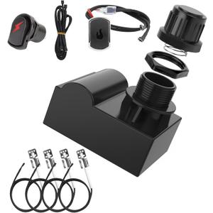 Grill Igniters for Charbroil Ignitor Replacement Kit, 4-Outlets Electronic Ignition Module with Wires G511-0055-W1 and 2 Push Buttons Igniter for Charbroil Surefire Ignition Systems