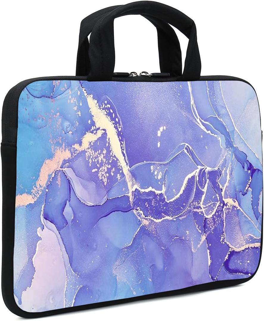 Laptop Sleeve Case 11.6" 12.1 Inch Neoprene Laptop Sleeve/Notebook Computer Pocket Case/Chromebook Case/Tablet Briefcase Carrying Bag Compatible For Men Women boys girls (Purple)