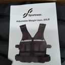 Sportneer Weighted Vest for Men Women: 2lb - 30lbs Adjustable Weighted Vest Men with Reflective Stripe Weight Vest Running Vest for Women Gym Home Workout Fitness Exercise Strength Training Black