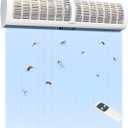 36" Home Wall-Mounted Air Curtain, Blocks Insects & Bugs from Entering, Dual-Speed Strong Air Curtain with Auto Door Magnetic Switch