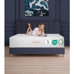 Full XL Mattress, 14 Inch Hybrid Full Mattress in a Box with Cooling Gel Memory Foam & Pocket Springs, Medium Firm for Pressure Relief, Motion Isolation, Back Neck Pain Relief, 54x80 Mattress