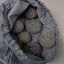 Black Lava Rocks for Fire Pit,2"-3" Natural Lava Stones, Black Lava Rocks for fire Pit and Fireplace10 Pound