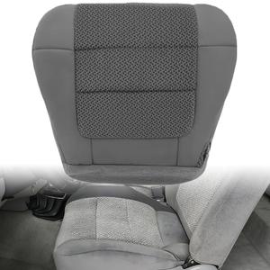 GXARTS Front Left Driver Side Bottom Cloth Seat Cover Dark Gray #MT or FT Compatible with Ford F150 XLT Super-Crew Cab Single Cab 4X4 2WD 2001 2002 2003