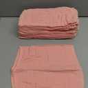 Yoofoss Muslin Burp Cloths for Baby 10 Pack 100% Cotton Baby Washcloths for Boys Girls Large 20''X10'' Super Soft and Absorbent Gradient Pink
