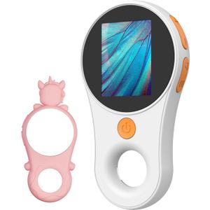 Digital Microscope Handheld 2.0 inch IPS Color Screen,Portable Digital Magnifying Glass 500x,Marco Microscopes,uilt-in 8LED Lights,USB Compatible with PC Windows, Mac OS (Pearl White)