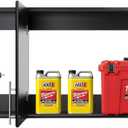 Prepac Elite 54" Wall Cabinet, Black Storage Cabinet, Bathroom Cabinet, Pantry Cabinet with 2 Adjustable Shelves 12" D x 54" W x 24" H