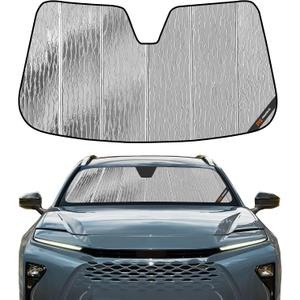 Windshield Sun Shade for Toyota Crown Signia 2025-2026, Reversible Silver/Black