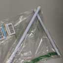 Tension Curtain Rod 18-39 Inch with 2 Brackets Adjustable Spring Loaded Curtain Rods No Drilling Extendable White Tension Rod for Window Door Closet Bookshelf Kitchen Bathroom