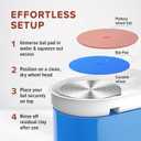 5 x Pottery Head Bat Mate - 12" Universal Pad for Pottery Bats for Better Stability - Anti-Slip Mat with Pin Holes for Pottery Wheel Bats - Ceramic & Pottery Tools for Trimming - Clay Sculpting Tools