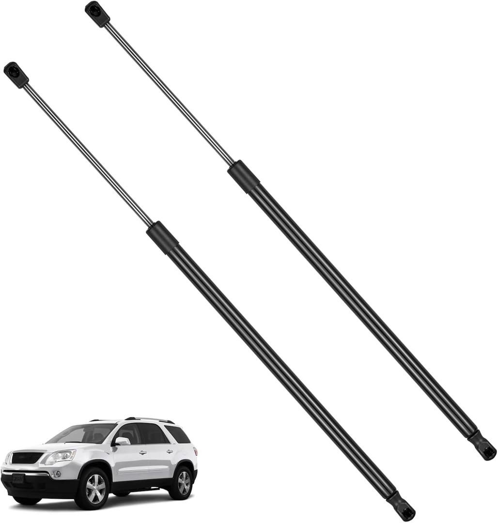 6153 25 In/52Lbs (231N) Hood Struts Lift Supports Car Hood Holder BDFHYK Gas Spring Compatible with GMC Acadia 2007-2012, 2 Pcs