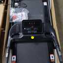 CURSOR FITNESS Home Folding Treadmill with Pulse Sensor, 2.5 HP Quiet Brushless, 7.5 MPH, 265 LBS Capacity (Black)