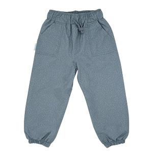 JAN & JUL Toddler Rain or Waterproof Pants Girls, Puddle-Dry Pants for Kids (Single-Layer: Heather Grey), 4T