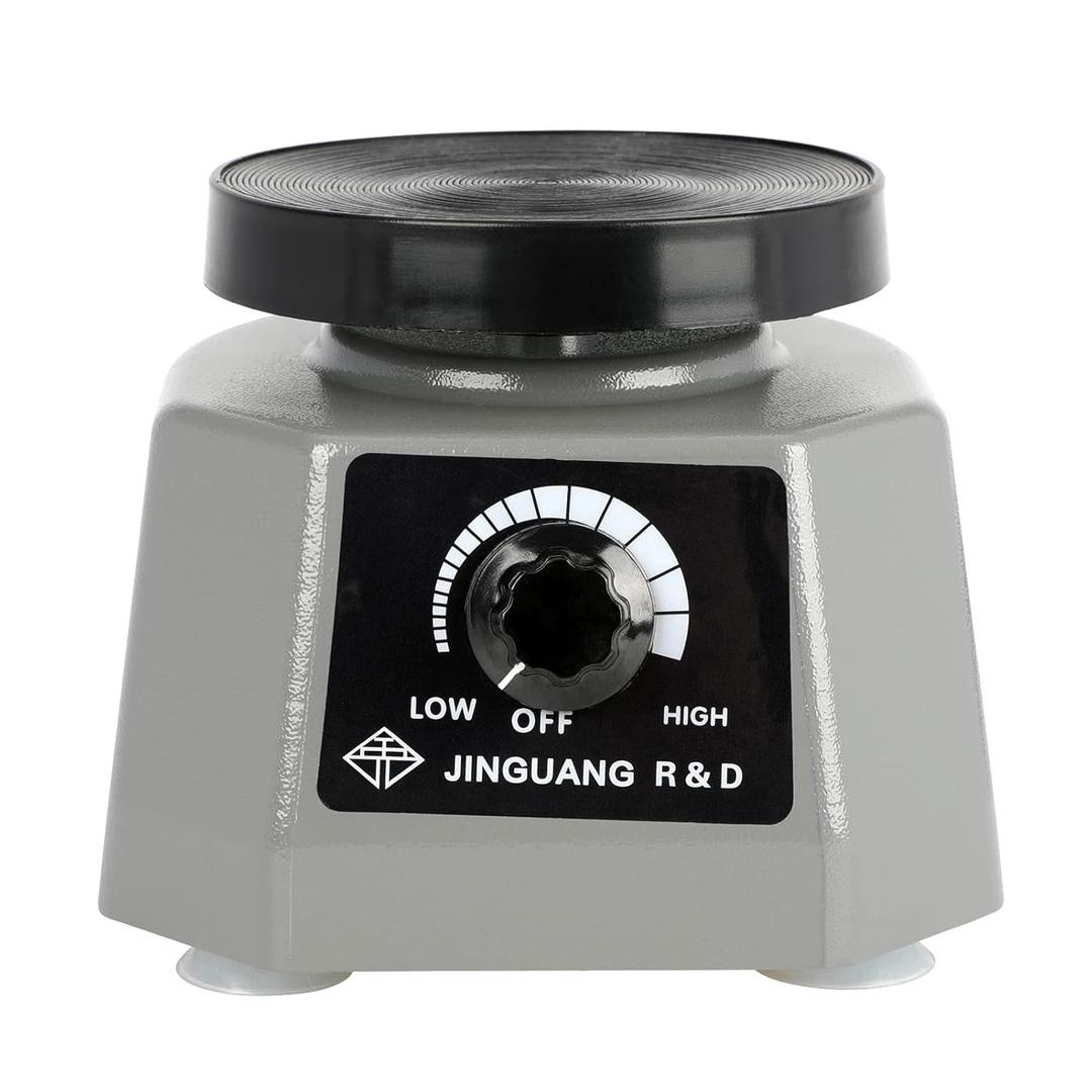 Lab Vibrator 4" Oscillator Round Shaker Plaster Vibrator Plate Dental Equipment Machine for Mixing 110V 100W