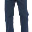 APUOR Men's Classic Relaxed Fit Flex Jeans Straight Loose fit Jeans (Blue)