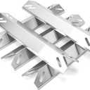 Uniflasy Stainless Steel Heat Plates for Cuisinart GAS2456AS,GAS2556AS,GAS1456ASO,GAS1456BSO,GAS9456AS/ASO,GAS9556AS/ASO,GAS2420AS, Heat Tents Replacement Parts for Cuisinart 5-Burner Gas Grill,5-Pack