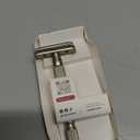 Double-Edge Safety Razor, Single-Blade Razors with 5 Stainless Steel Safety Razor Blades for Men and Women, Reusable Metal Razor  Silver Matt (1 Count (Pack of 1))