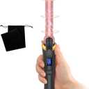 Ukliss 3/4 Inch (19mm) Mini Curling Iron | for Beach Waves & Natural Curls | Short to Medium Hair & Bobs | 30s Fast Heat & Dual Voltage, Black