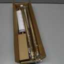YNL Shower Curtain Rod 34-82 Inches, Non-Slip, Never Rust, No Drill Tension Curtain Rod for Bathroom & Window Stainless Steel Shower Rod, Brushed Gold