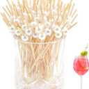 Cocktail Picks - 450PCS 4.7in White Pearl Toothpicks for Appetizers & Drinks, Party Favors & Skewers