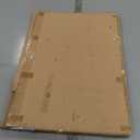 GeekMacro Hand Painted White Textured Abstract Oil Painting Wall Art Modern Large Framed Artwork for Living Room Hallway 46x31 Vertical Wall Decor