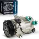 197383 Air Conditioning A/C Compressor Compatible with Hyundai Elantra 2014-2016