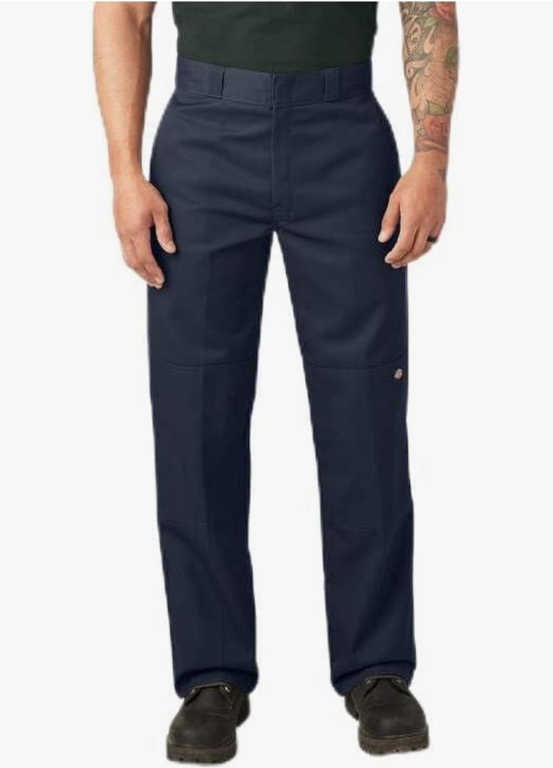 Dickies Loose Fit Double Knee Work Pants. Dark Navy, 34x32