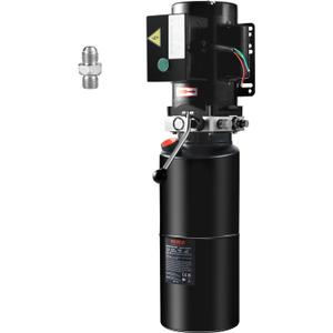 VEVOR Hydraulic Power Unit 220V 10 Quart Car Lift 3HP Hydraulic Pump Power Unit Single Phase Hydraulic Pumps with 10L Steel Tank Hydraulic Power Unit for Auto Repair Single Phase