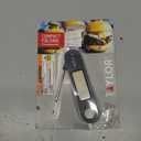 Taylor 1476 Instant Read Digital Meat Food Grill BBQ Cooking Kitchen Thermometer, Tailgating and Grilling Compact Folding Probe, Black