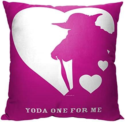 Northwest Star Wars Pillow, 18" x 18", Yoda One