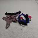 FINETOO Womens Cotton Underwear Sexy Stretch Bikini Panties Low Rise Hipster Ladies Soft V-Waist Cheeky M