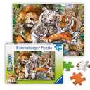 Ravensburger - Big Cat Nap - 200 Piece Jigsaw Puzzle - Stunning Imagery of The World's Feline Apex Predators - Lions, Tigers & More - Premium Quality - Ideal Gift - Screen-Free Fun - Children Ages 8+