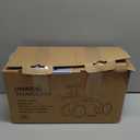 Umatoll Colorful Lighting Baby Balance Bike Toys for 1 Year Old Boys Gifts, Adjustable Seat Baby Walker, One Year Old Boy Birthday Gifts, 12-24 Months Toddler First Ride on Toys (Black)