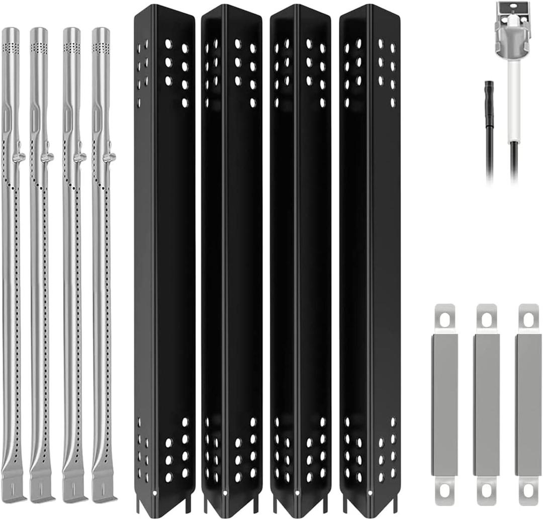 463343819 463344116 Grill Parts Kit Replacement for Charbroil Advantage 463280019 G3610003W1 G4328M00W1 Performance Grills 463280219 463280419 Heat Plate Shield Burner Tube