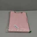Clipboard with Storage,Heavy Duty Clip Boards 8.5x11 with 2 Storage Case,Clear Visible Top Panel Storage Clipboards,Side Opening Clip Boards,Nursing Clipboard Folder Case for Office Supplies-Pale Pink