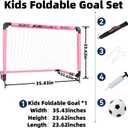 Soccer Goal, Small Foldable Goal for Kids, Kids Goals for The Backyard/Indoor/Outdoor, Mini Soccer Toys Gifts for Children